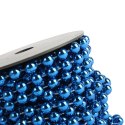 Korale na szpuli 8mm 10m Niebieskie na choinkę do dekoracji koraliki Święta