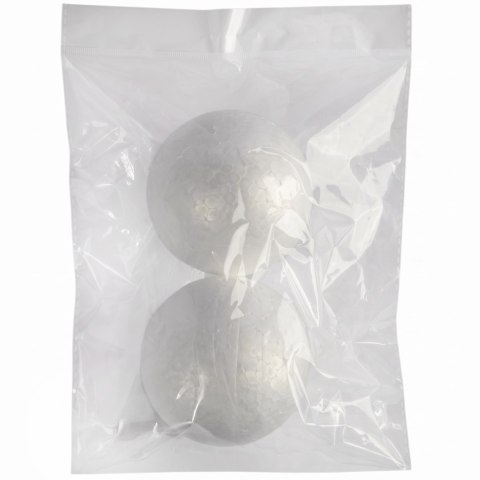 KULE STYROPIANOWE 10cm 2 szt Bombki Kula Bombka do ozdabiania decoupage