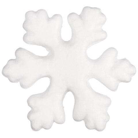 ŚNIEŻYNKI STYROPIANOWE 8 cm 8 szt DEKORACJA do ozdabiania decoupage