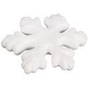 ŚNIEŻYNKI STYROPIANOWE 8 cm 8 szt DEKORACJA do ozdabiania decoupage