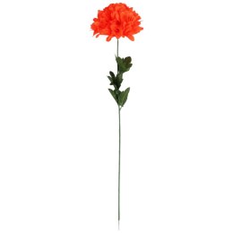 CHRYZANTEMA POJEDYNCZY KWIAT FI 20 CM CIEMNO-POMARAŃCZOWY