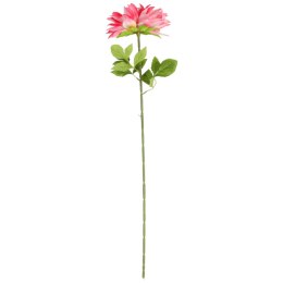 DALIA duży KWIAT SZTUCZNY do wazonu 74 cm różowa