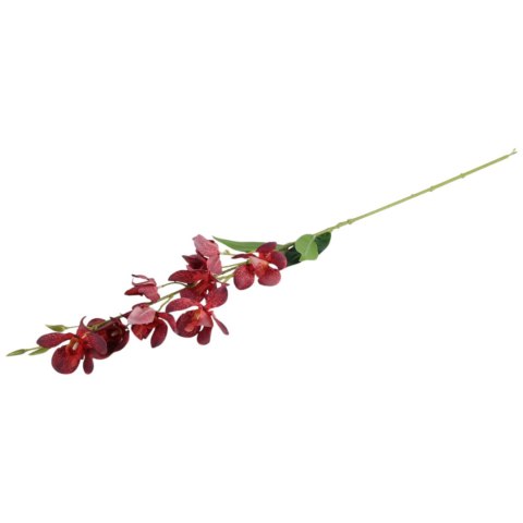 Gałązka Sztucznego Storczyka 84 cm Kolor Bordowy