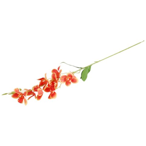 Gałązka Sztucznego Storczyka 84 cm Kolor Pomarańczowy