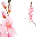 MIECZYK kwiat sztuczny do wazonu GLADIOLA 76 cm jasno-różowa