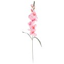MIECZYK kwiat sztuczny do wazonu GLADIOLA 76 cm jasno-różowa