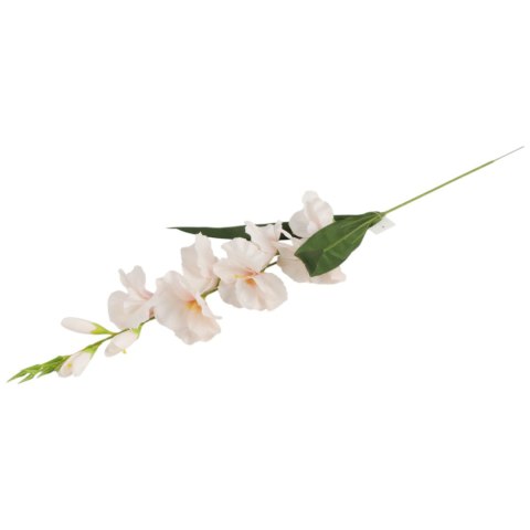 MIECZYK kwiat sztuczny do wazonu GLADIOLA 76 cm kremowa