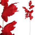 SZTUCZNA GAŁĄZKA JESIENNEGO DĘBU 95 cm do KOMPOZYCJI FLORYSTYCZNYCH kolor jasno-brązowy