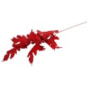 SZTUCZNA GAŁĄZKA JESIENNEGO DĘBU 95 cm do KOMPOZYCJI FLORYSTYCZNYCH kolor jasno-brązowy