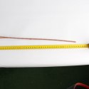 SZTUCZNA GAŁĄZKA ZIELONYCH LIŚCI do wazonu 76 cm kolor zielono-biały