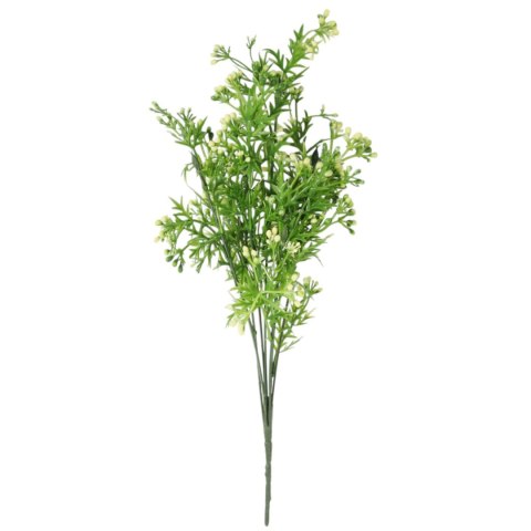 SZTUCZNY bukiet TRAWA dziki koper 43 CM biały