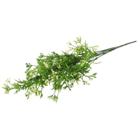 SZTUCZNY bukiet TRAWA dziki koper 43 CM biały