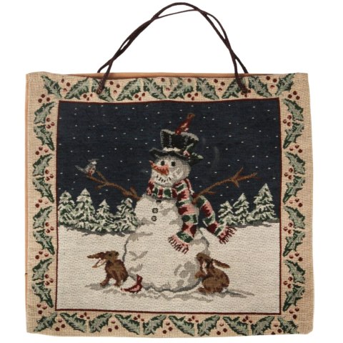 TORBA GOBELINOWA NA PREZENTY 40X38 CM BAŁWAN