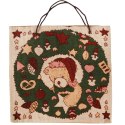 TORBA GOBELINOWA NA PREZENTY 40X38 CM MIŚ