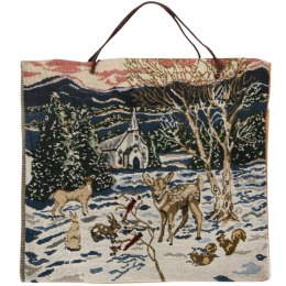 TORBA GOBELINOWA NA PREZENTY 40X38 CM SARNA