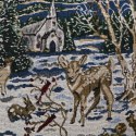 TORBA GOBELINOWA NA PREZENTY 40X38 CM SARNA