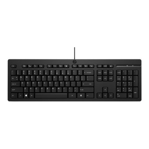 Klawiatura przewodowa HP 125 G2 USB czarna