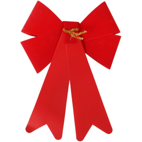 KOKARDA NA CHOINKĘ 20X15cm OZDOBA CZERWONA STROIK DEKORACJA ZAWIESZKA