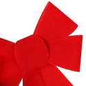 KOKARDA NA CHOINKĘ 20X15cm OZDOBA CZERWONA STROIK DEKORACJA ZAWIESZKA