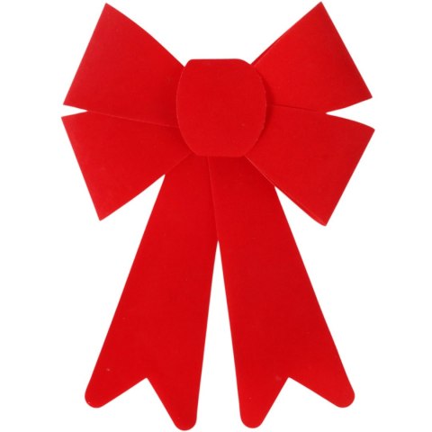 KOKARDA NA CHOINKĘ 20X15cm OZDOBA CZERWONA STROIK DEKORACJA ZAWIESZKA