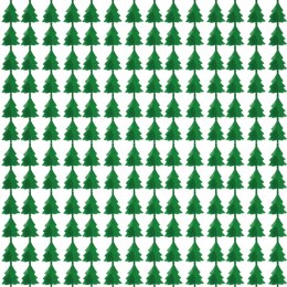 KURTYNA DEKORACYJNA LAMETA 100 CM x 200 CM zielone choinki