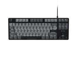 Klawiatura dla graczy gamingowa Fury Kanabo K2 US białe podświetlenie mechaniczna czarno-szara