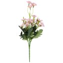 BUKIET JASNO-RÓŻOWYCH MARGARETEK - 5 GAŁĄZEK - SZTUCZNE KWIATY O WYSOKOŚCI 32 CM