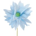 GAŁĄZKA DEKORACYJNA KURKUMA kwiaty sztuczne na DO WAZONU kompozycja kwiaty 84 cm jasno-niebieska