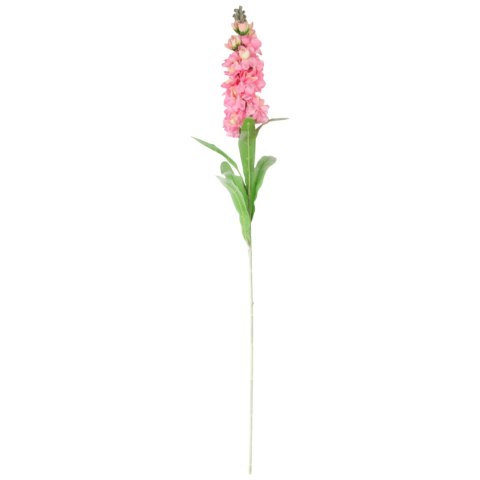 LEWKONIA kwiat sztuczny do wazonu 70 cm RÓŻOWA