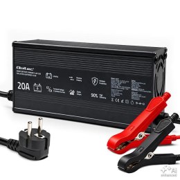 Ładowarka Qoltec do LiFePO4 12V | 20A | PF 0.9