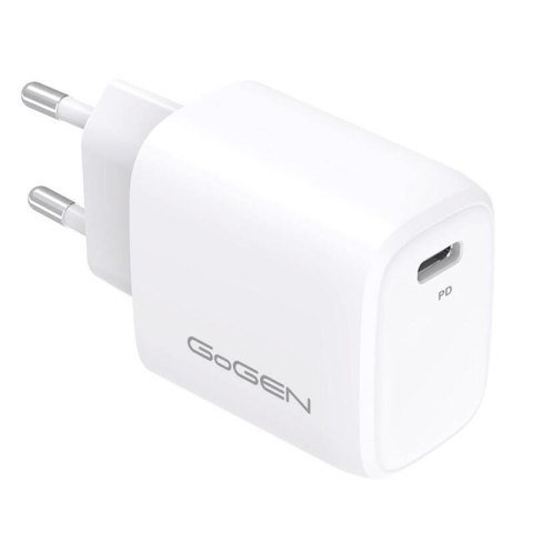 Ładowarka sieciowa GoGEN ACHPD120W 1x USB-C PD 20W biała