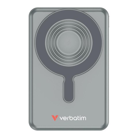 Powerbank Verbatim Charge 'n' Go 2C Display Magnetic Wireless 10000mAh 3xUSB-C PD 3.0 QC 3.0 Szary