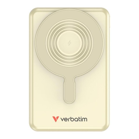 Powerbank Verbatim Charge 'n' Go 2C Display Magnetic Wireless 10000mAh 3xUSB-C PD 3.0 QC 3.0 Złoty