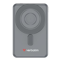 Powerbank Verbatim Charge 'n' Go 2C Magnetic Wireless 5000mAh 3xUSB-C PD 3.0 QC 3.0 Szary