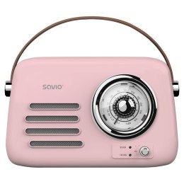 Radio przenośne Savio RS-03 różowe
