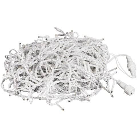 SOPLE 300 LED KURTYNA LAMPKI ZEWNĘTRZNE/WEWNĘTRZNE CIEPŁY BIAŁY+FLASH ZIMNY BIAŁY 9 M