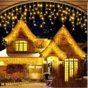 SOPLE 300 LED KURTYNA LAMPKI ZEWNĘTRZNE/WEWNĘTRZNE CIEPŁY BIAŁY+FLASH ZIMNY BIAŁY 9 M