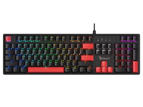 Klawiatura przewodowa A4Tech Bloody S520N Fire Black mechaniczna